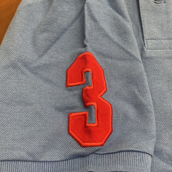 Blue polo shirt for men. - Picture 4 of 4